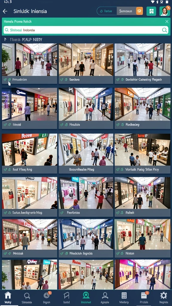 Tampilan antarmuka yang user-friendly dan menarik.