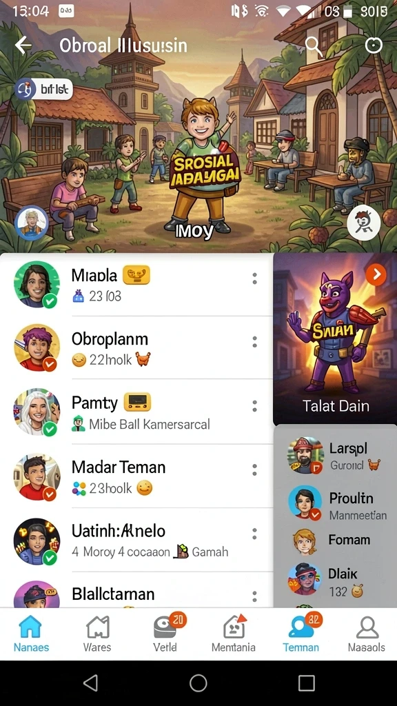 Beragam pilihan permainan yang seru dan menguntungkan.