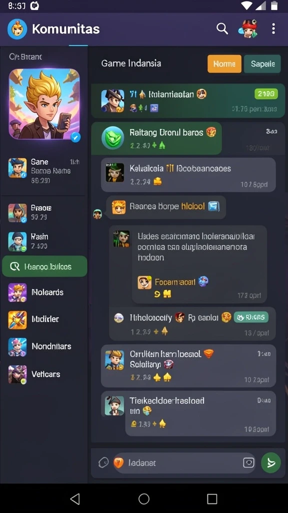 Grafik menarik saat bermain di level yang berbeda.