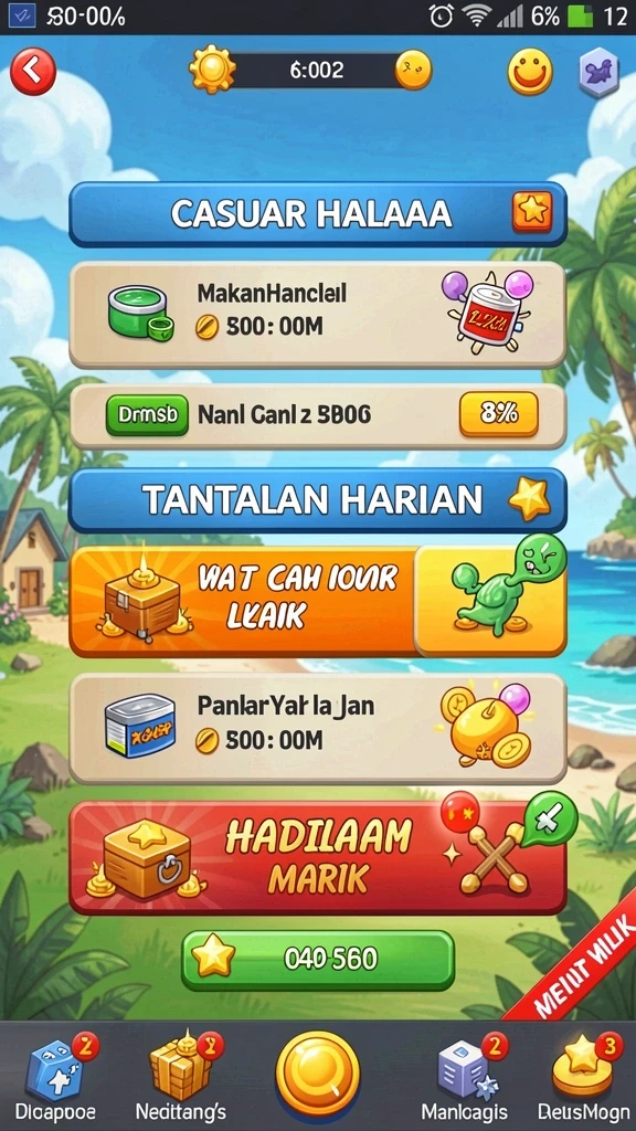 Karakter unik untuk meningkatkan pengalaman bermain.
