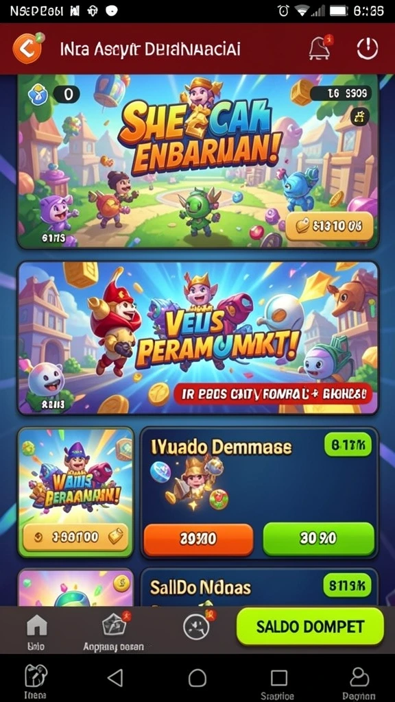 Tampilan antarmuka yang menarik dan mudah digunakan.