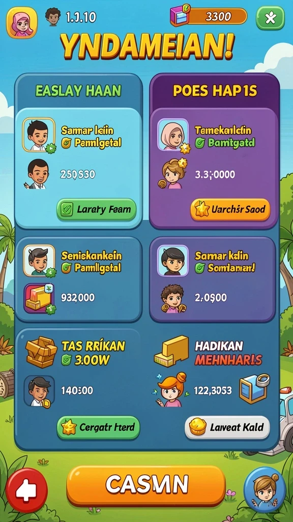 Grafik permainan yang memukau.