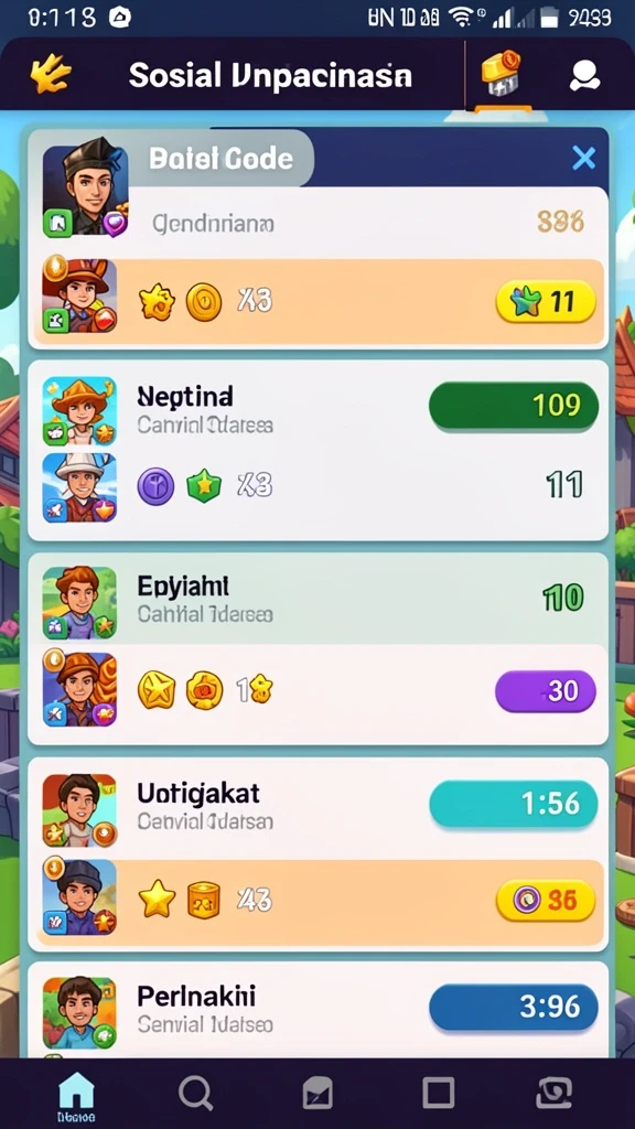 Tantangan level yang mengasyikkan dan seru.