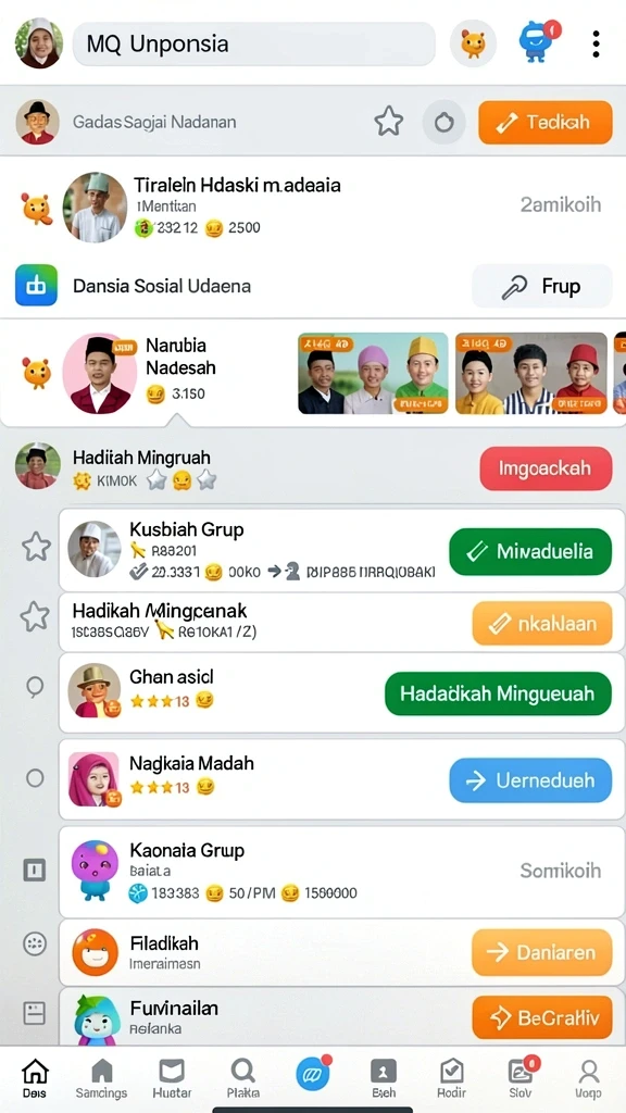 Tampilan antarmuka yang sederhana dan menarik.