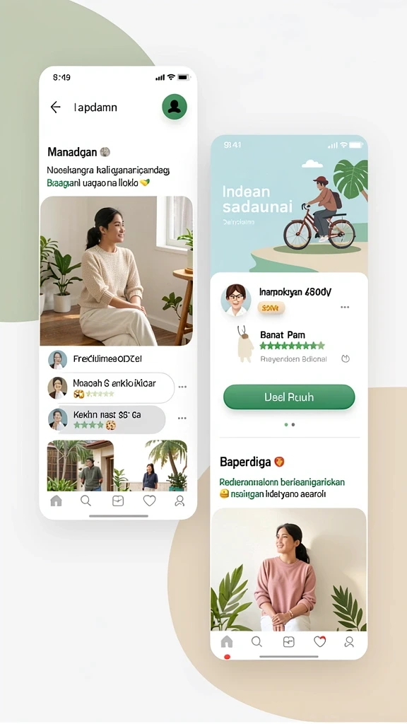 Tampilan menu utama yang menarik dan intuitif.