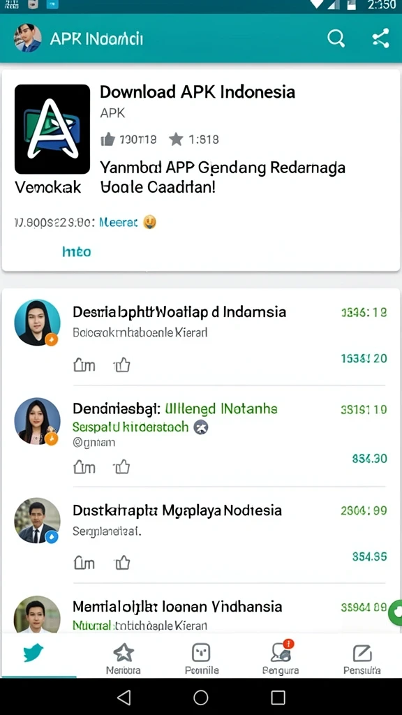Tampilan antarmuka yang menarik dan user-friendly.