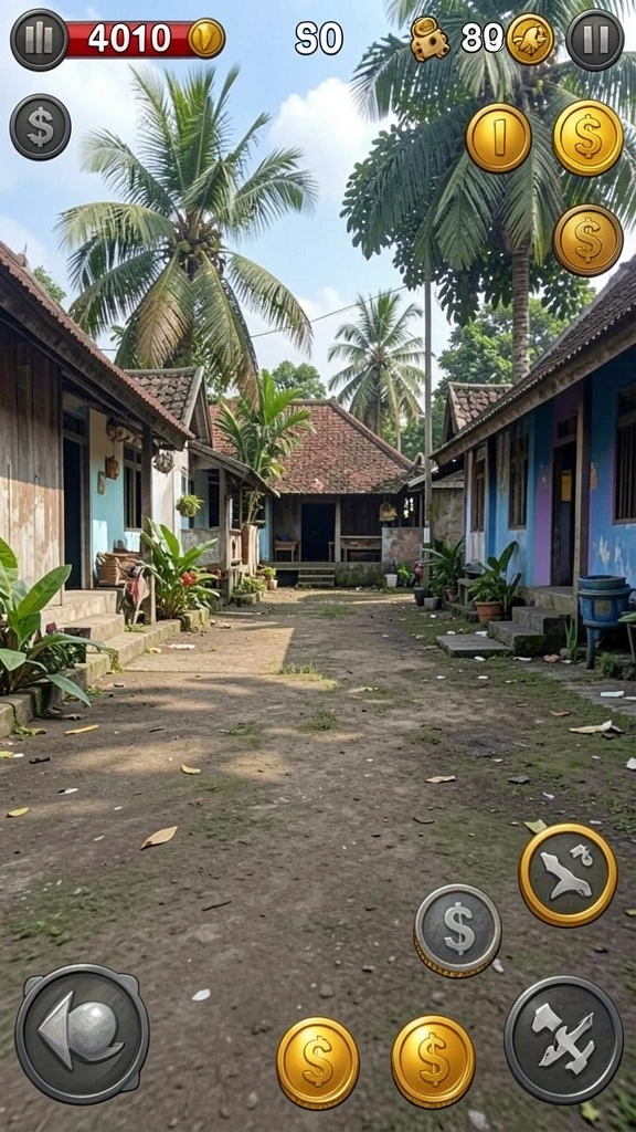 Tantangan level yang semakin sulit dan menarik.