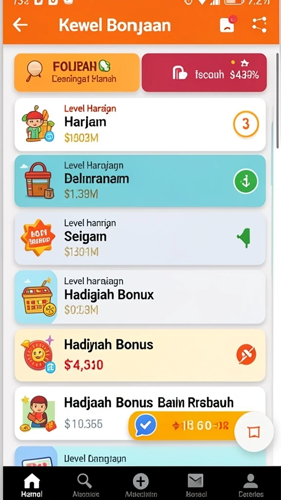 Tampilan antarmuka yang user-friendly.