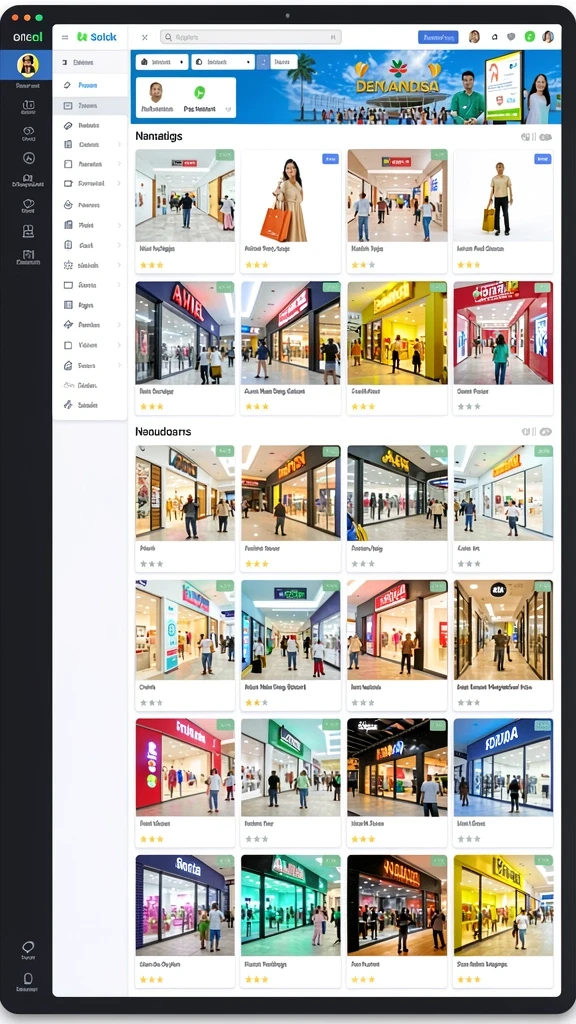 Tampilan antarmuka yang modern dan user-friendly.