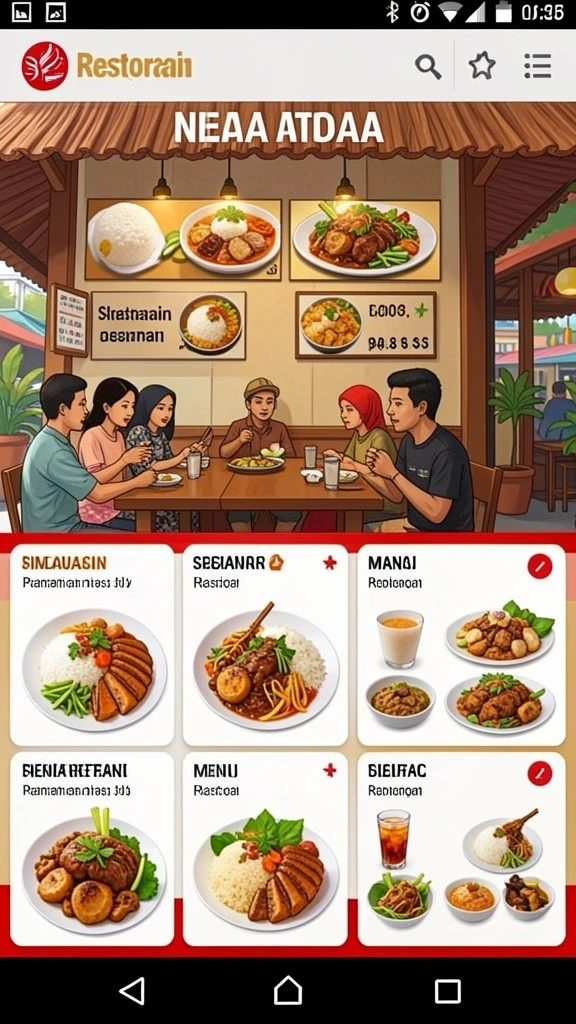 Tampilan awal NX303 yang memukau.