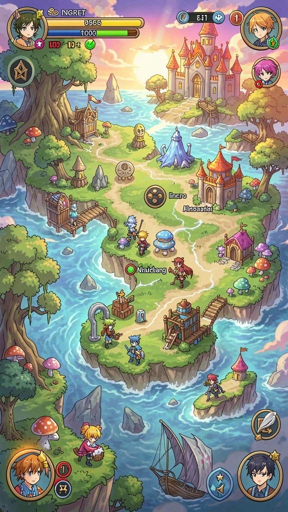 Tangkapan layar menunjukkan antarmuka utama QQ222 yang menarik.