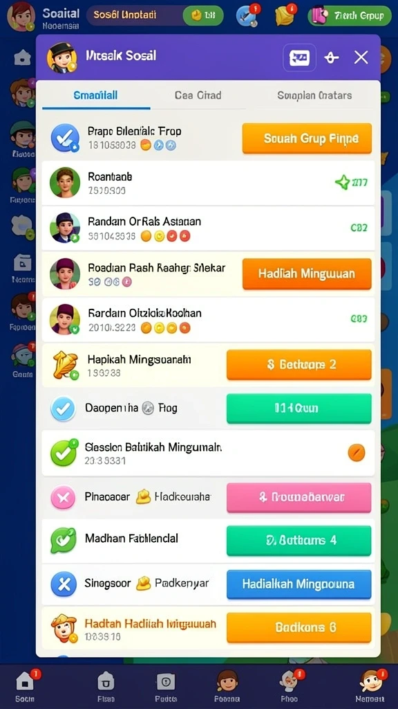 Fitur bonus harian yang menguntungkan bagi pemain.