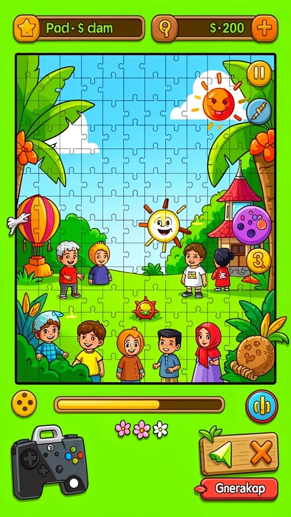 Bergabung dalam mode multiplayer yang penuh aksi.