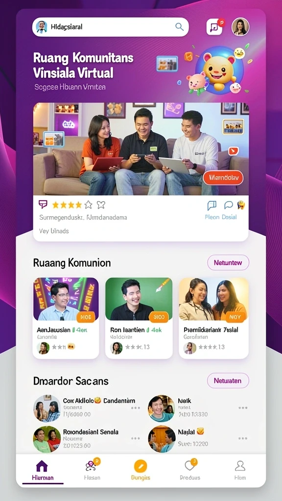 Tangkapan layar dari mode permainan multiplayer yang seru.