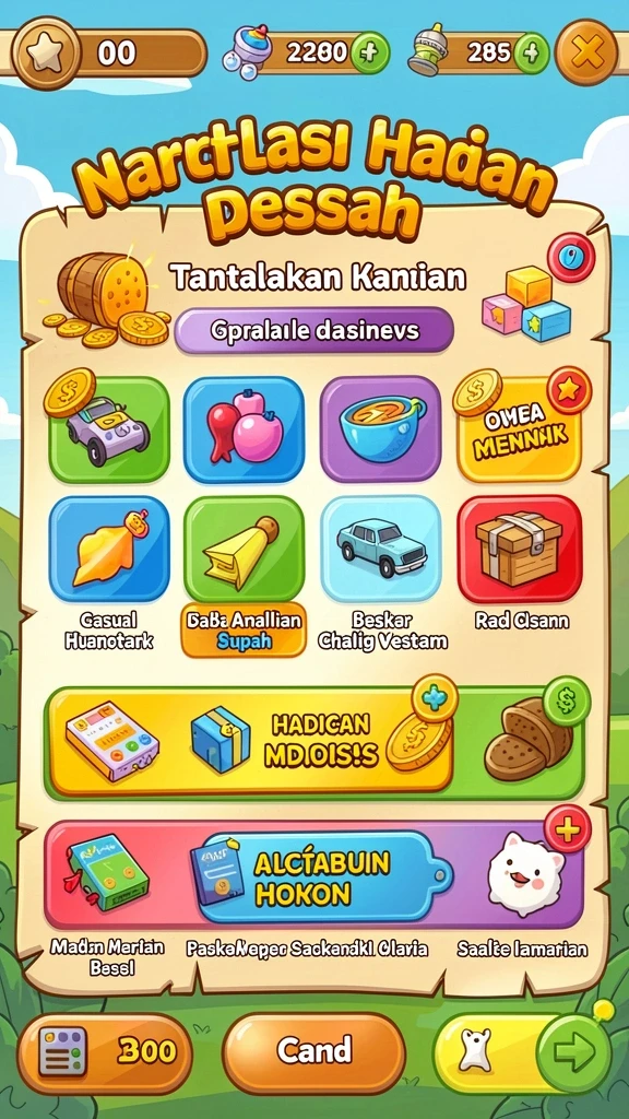 Level baru yang menantang dan penuh petualangan.