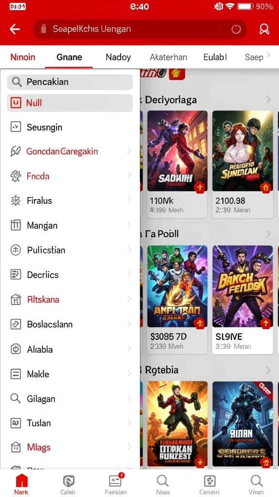 Tampilan antarmuka yang ramah pengguna.