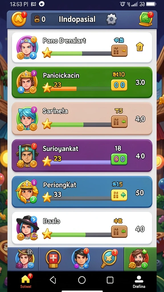 Beragam tema mesin slot yang dapat dipilih.
