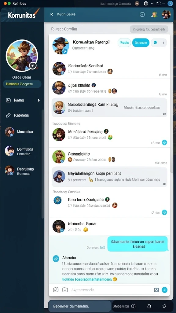 Tampilan antarmuka yang intuitif dan user-friendly.