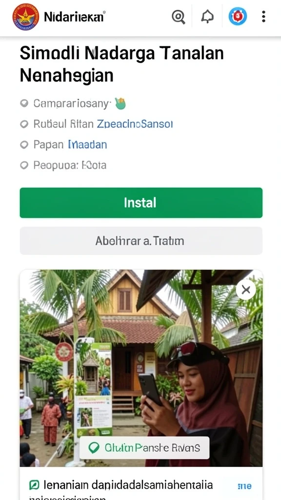 Tampilan antarmuka yang user-friendly.