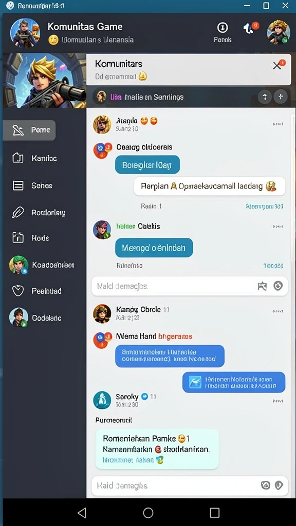 Mode multiplayer yang memungkinkan permainan bersama teman.