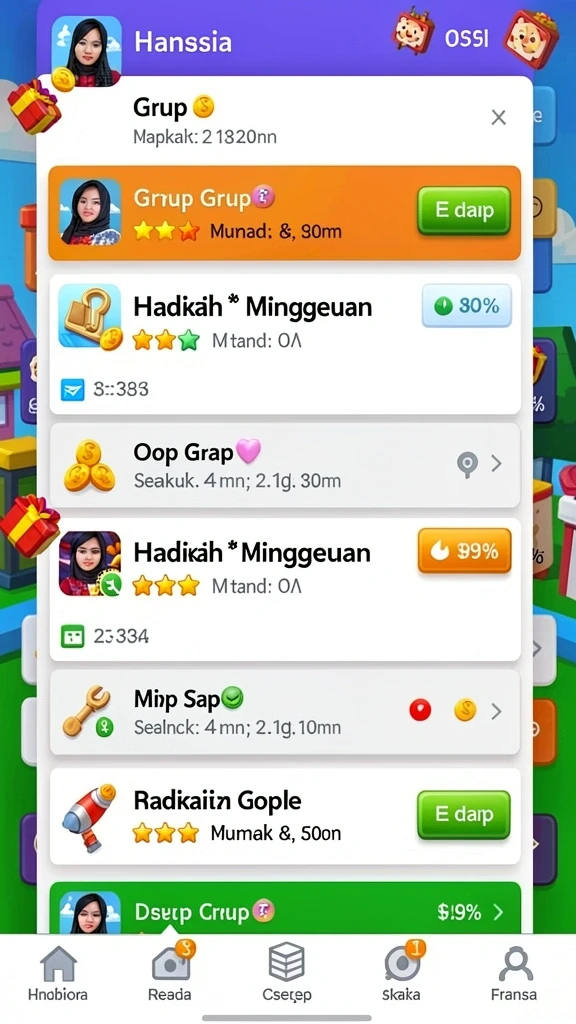 Komunitas aktif yang mendukung pemain baru.