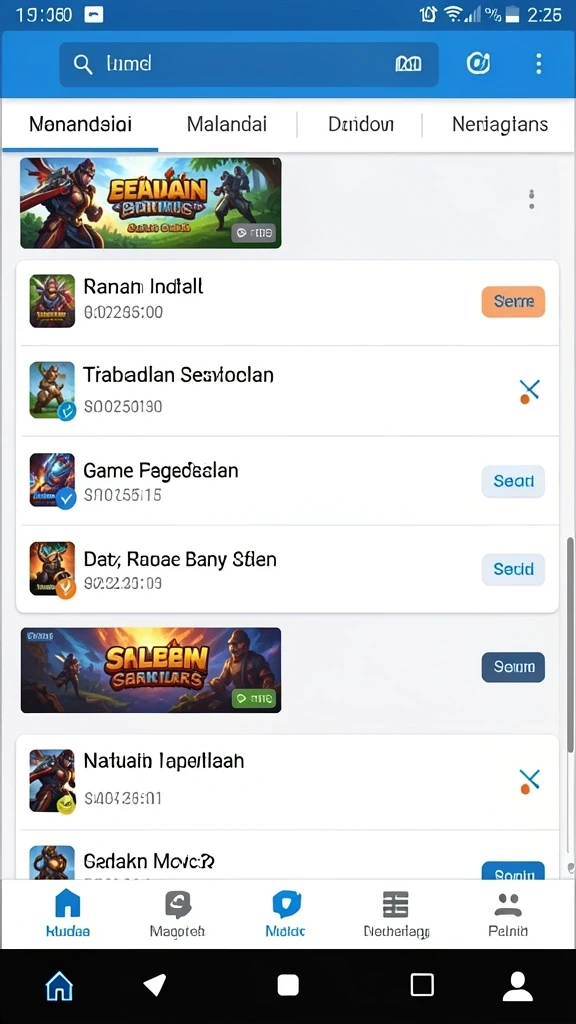 Tangkapan layar memperlihatkan grafis memukau dalam ZK6.