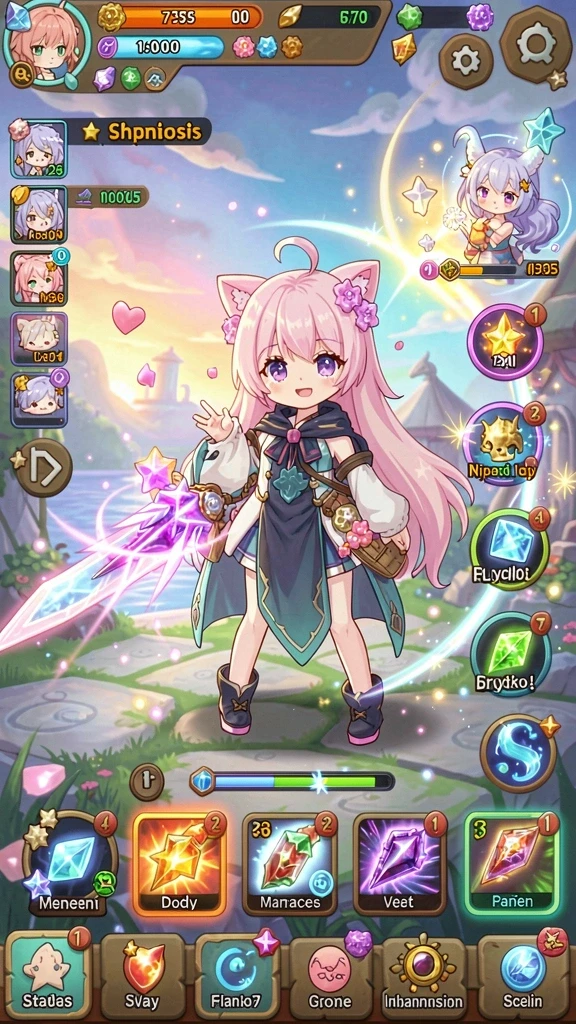 Pengguna sedang berinteraksi dalam mode multiplayer.
